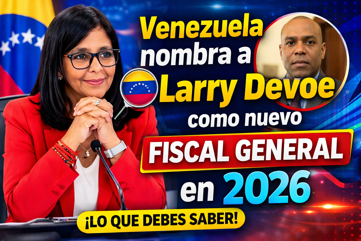 Venezuela nombra a Larry Devoe como nuevo fiscal general en 2026 claves de su designación (2)